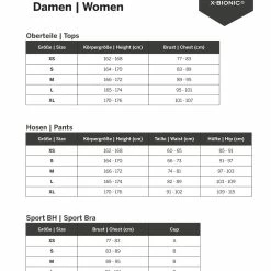 X-Bionic Invent® LT - Women's Baselayer Shirt Short-sleeved | Bike-Discount 7 X-Bionic Invent® LT - Women's Baselayer Shirt Short-sleeved | Bike-Discount -Bikes Shop sizing xbionic damen 1280x1280